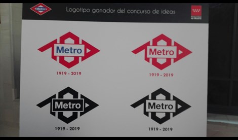 Metro de Madrid escoge un logotipo para celebrar su centenario entre más de 1.500 propuestas