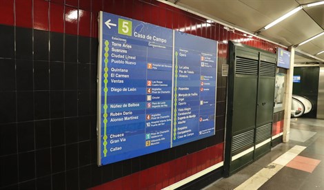 Metro retirará el amianto presente en 53 estaciones de la red en tres fases hasta el año 2025